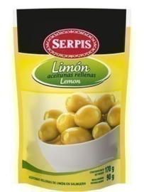 Serpis Aceitunas limon/ citroen olijven, 170 gr