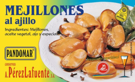 Mejillones al ajillo 120gr