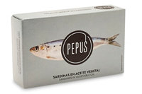 Sardinas en aceite vegetal