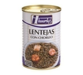 Lentejas con Chorizo 415gr