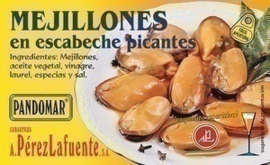 Mejillones en escabeche picante 120gr