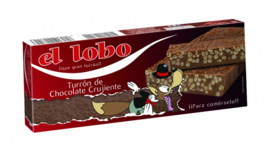 El Lobo turron Chocolate Crujiente