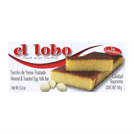 El Lobo turron Yema Tostada