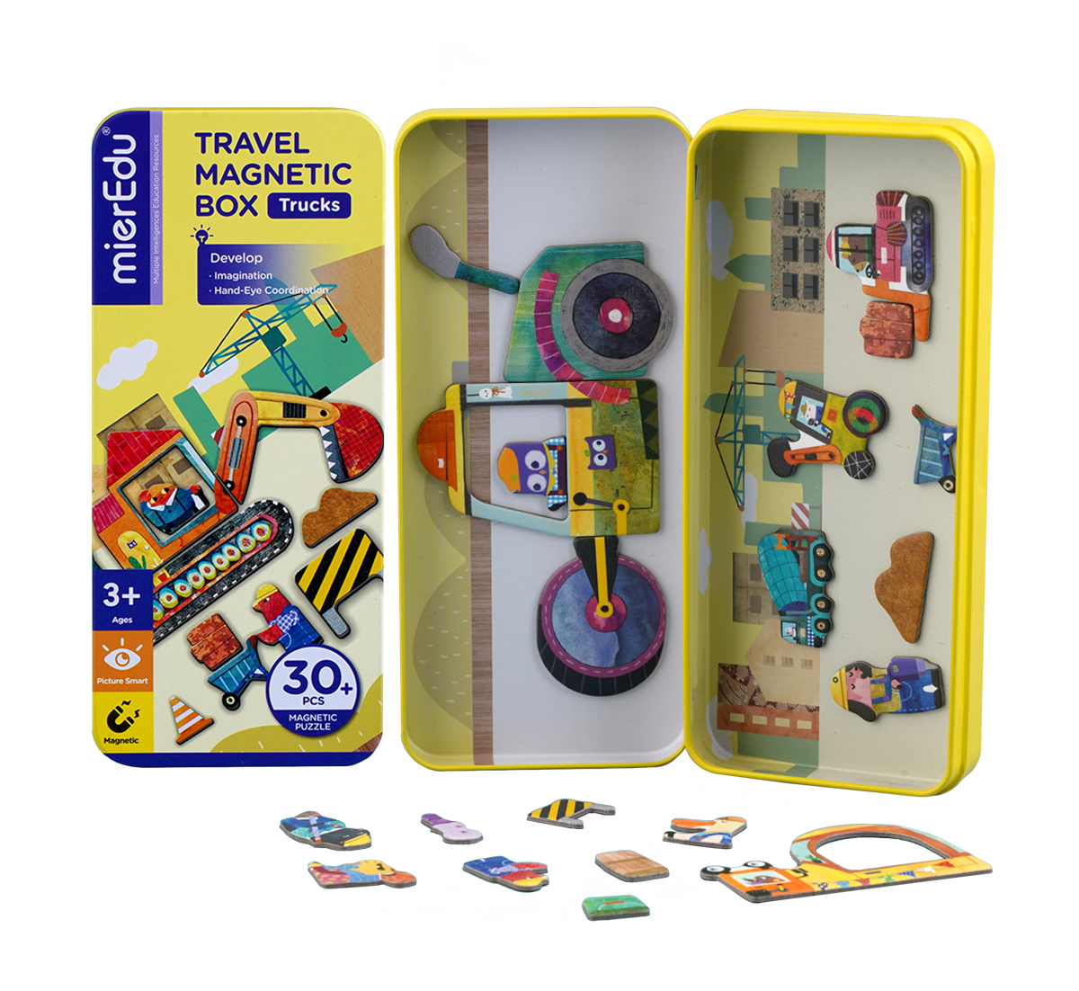 Magnetische puzzeldoos 'constructie' MierEdu