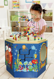Houten activiteitentafel Coral Reef