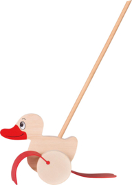 Goki Houten duwfiguur eend