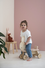 Trixie houten loopfiets Mrs. Rabbit met of zonder naam