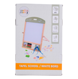 Houten schoolbord/whiteboard