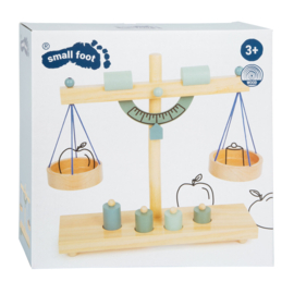 Houten weegschaal modern
