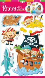 Decoratiestickers piraten