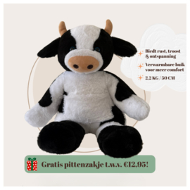 Verzwaringsknuffel Troostmaatje koe met of zonder naam
