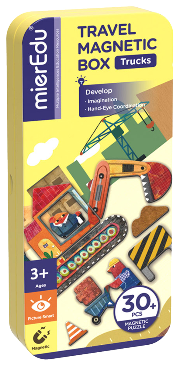 Magnetische puzzeldoos 'constructie' MierEdu