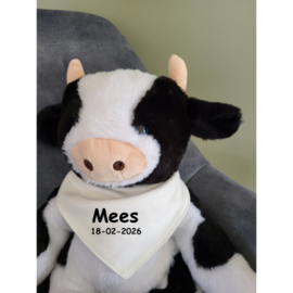 Verzwaringsknuffel Troostmaatje koe met of zonder naam