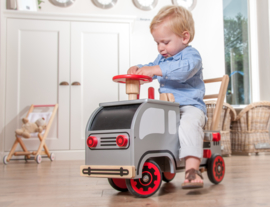 Houten loopwagen constructie I'm Toy