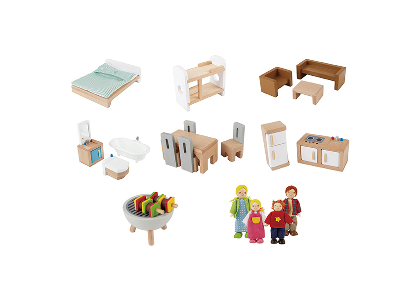 Hape poppenhuis Family Mansion 29-delig