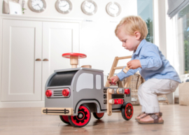 Houten loopwagen constructie I'm Toy