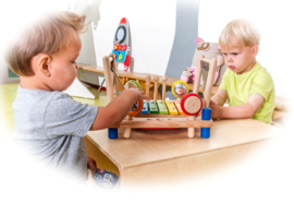 Houten muziekcentrum groot I'm Toy