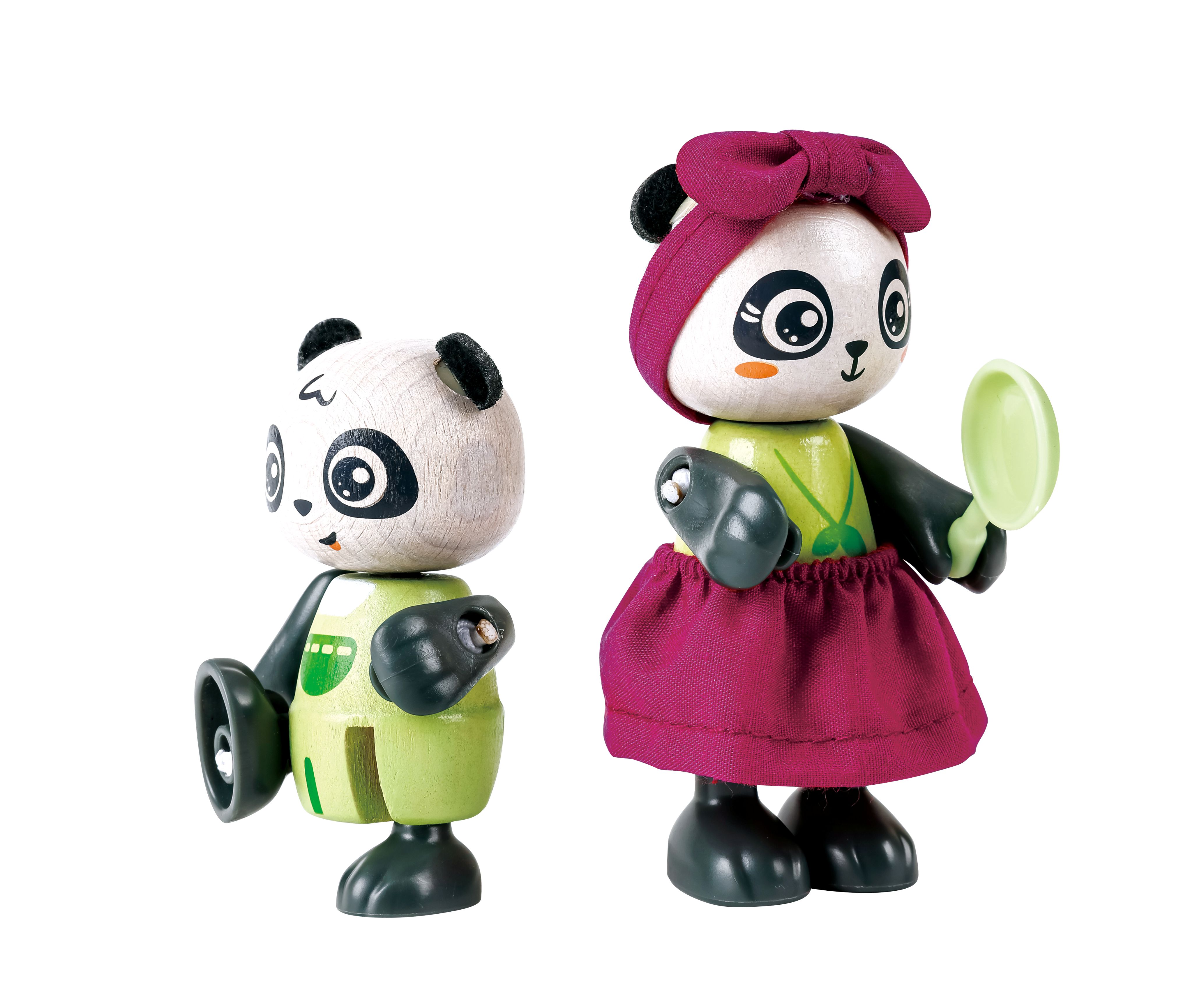 Hape poppenhuis Panda's Bamboo House 25-delig