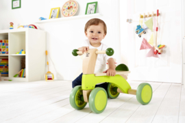 Hape houten loopfiets groen