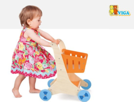 Houten winkelwagentje Viga Toys