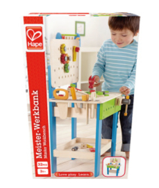 Houten werkbank Hape incl. accessoires