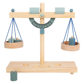 Houten weegschaal modern
