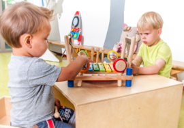 Houten muziekcentrum groot I'm Toy