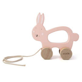 Trixie houten trekfiguur Mrs. Rabbit