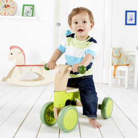 Hape houten loopfiets groen