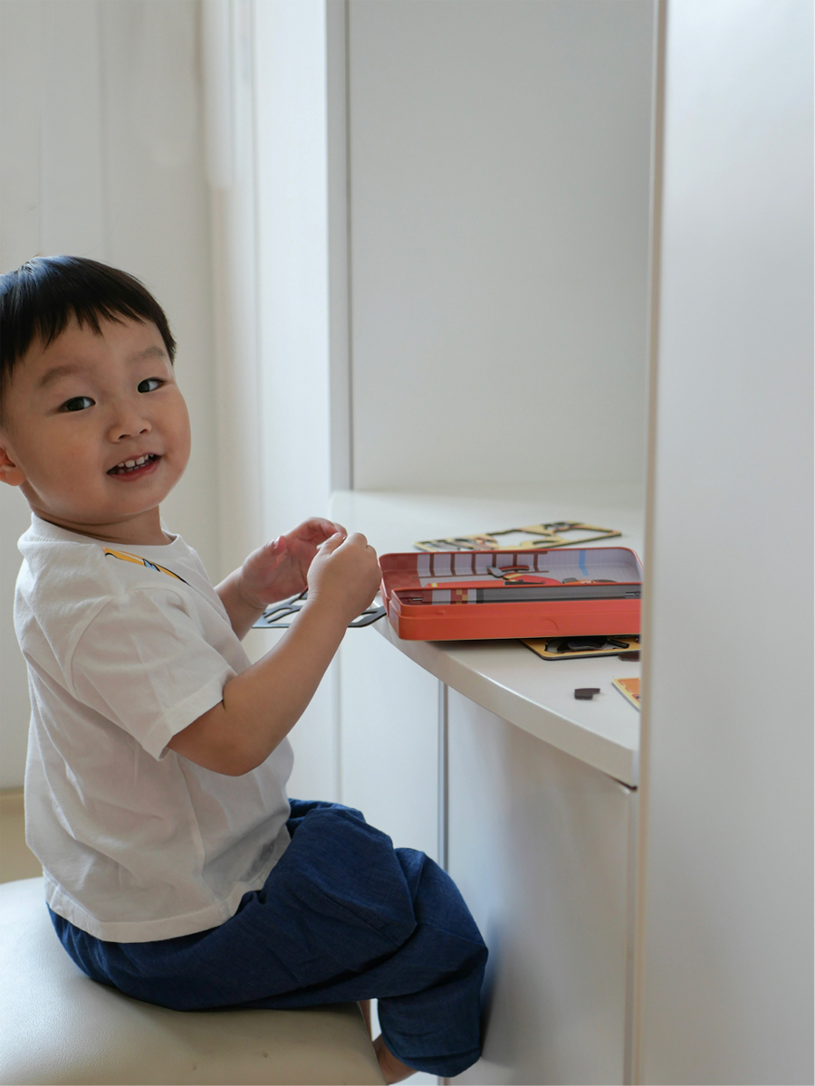 Magnetische puzzeldoos 'brandweer' MierEdu