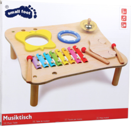 Houten muziektafel happy