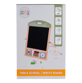 Houten schoolbord/whiteboard