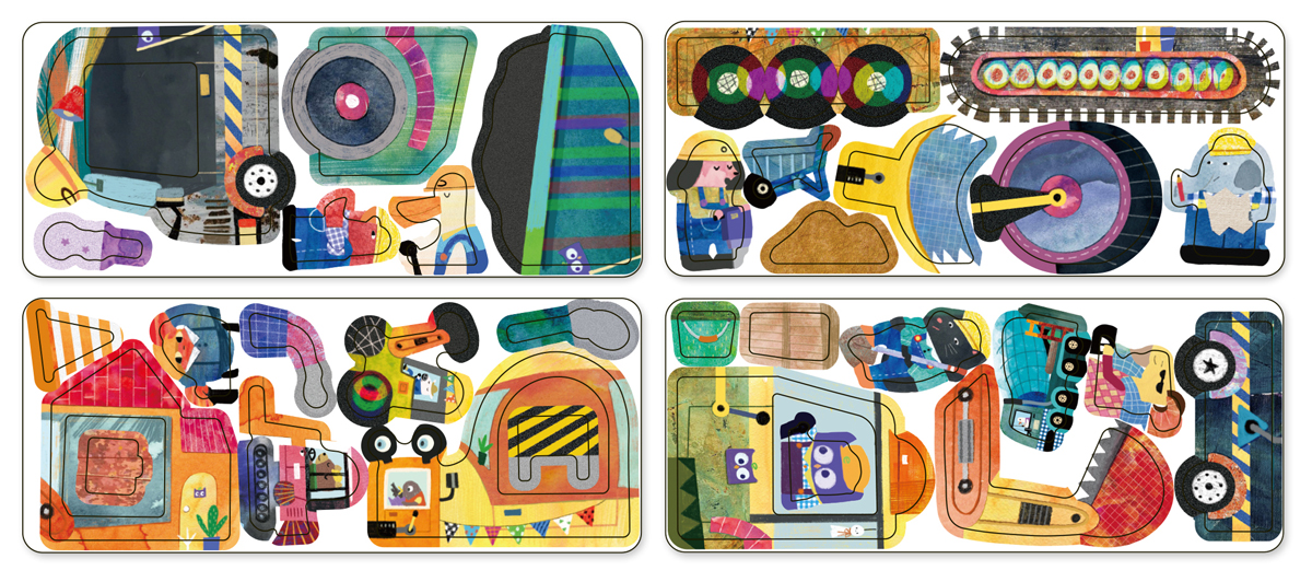Magnetische puzzeldoos 'constructie' MierEdu