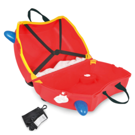 Trunki kinderkoffer brandweerwagen Frank