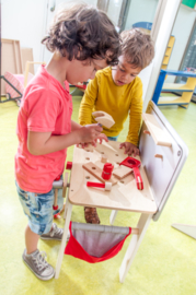 Houten werkbank en tekentafel 2 in 1 I'm Toy