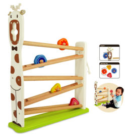 Houten rollerbaan giraffe I'm Toy