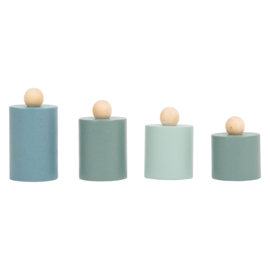 Houten weegschaal modern