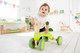 Hape houten loopfiets groen