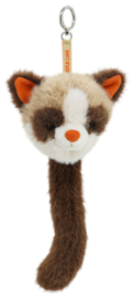 Knuffel tashanger kat 'Caramel' One Love