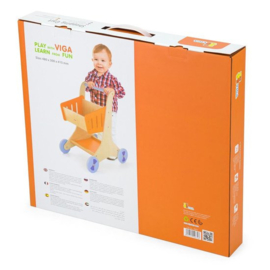 Houten winkelwagentje Viga Toys