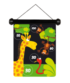 Magnetisch dartspel dierentuin small