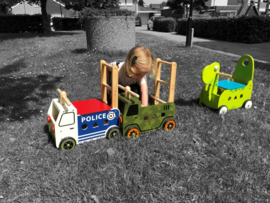 Houten loopwagen & duwwagen Dino I'm Toy