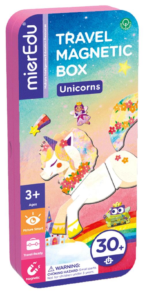 Magnetische puzzeldoos 'eenhoorns/unicorns' MierEdu