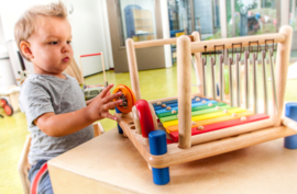 Houten muziekcentrum groot I'm Toy