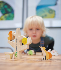 Stapelboom met dieren Tender Leaf Toys