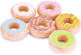 Houten donuts