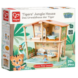 Tiger's jungle house 34-delig Hape