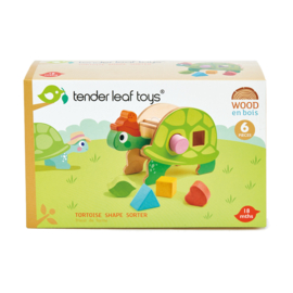 Houten vormenstoof schildpad Tender Leaf Toys