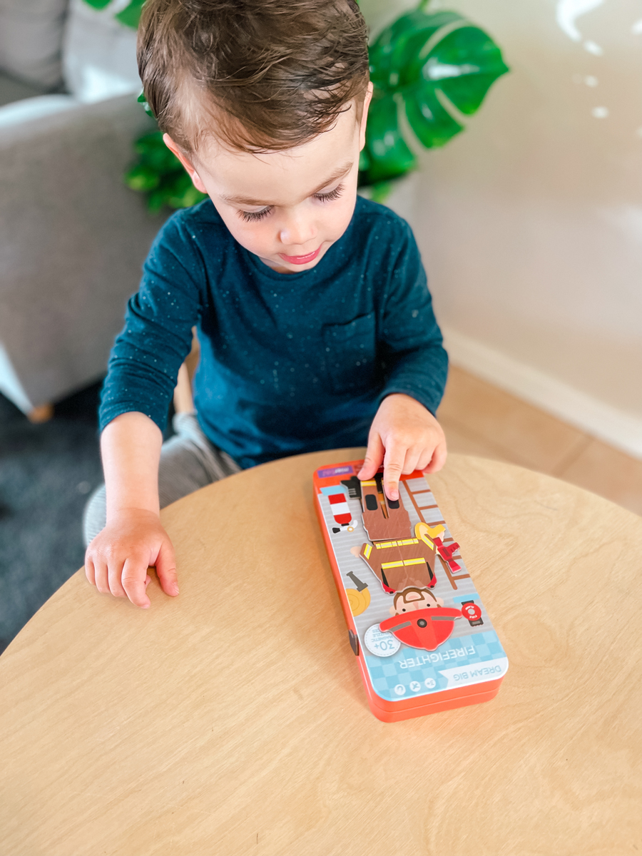 Magnetische puzzeldoos 'brandweer' MierEdu
