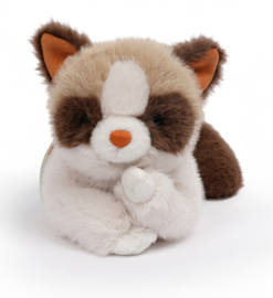 Licht verzwaarde knuffel kat 'Caramel' One Love